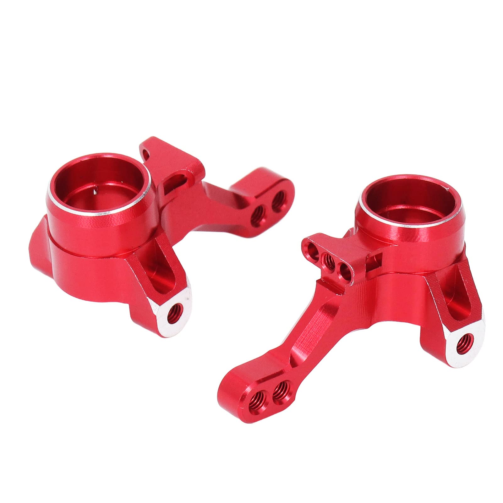 Kit de actualización de coche RC, Kit de piezas de mejora de aleación de aluminio portátil para coche RC 4 Tec C8 1/10, coche deportivo plano (Roja)