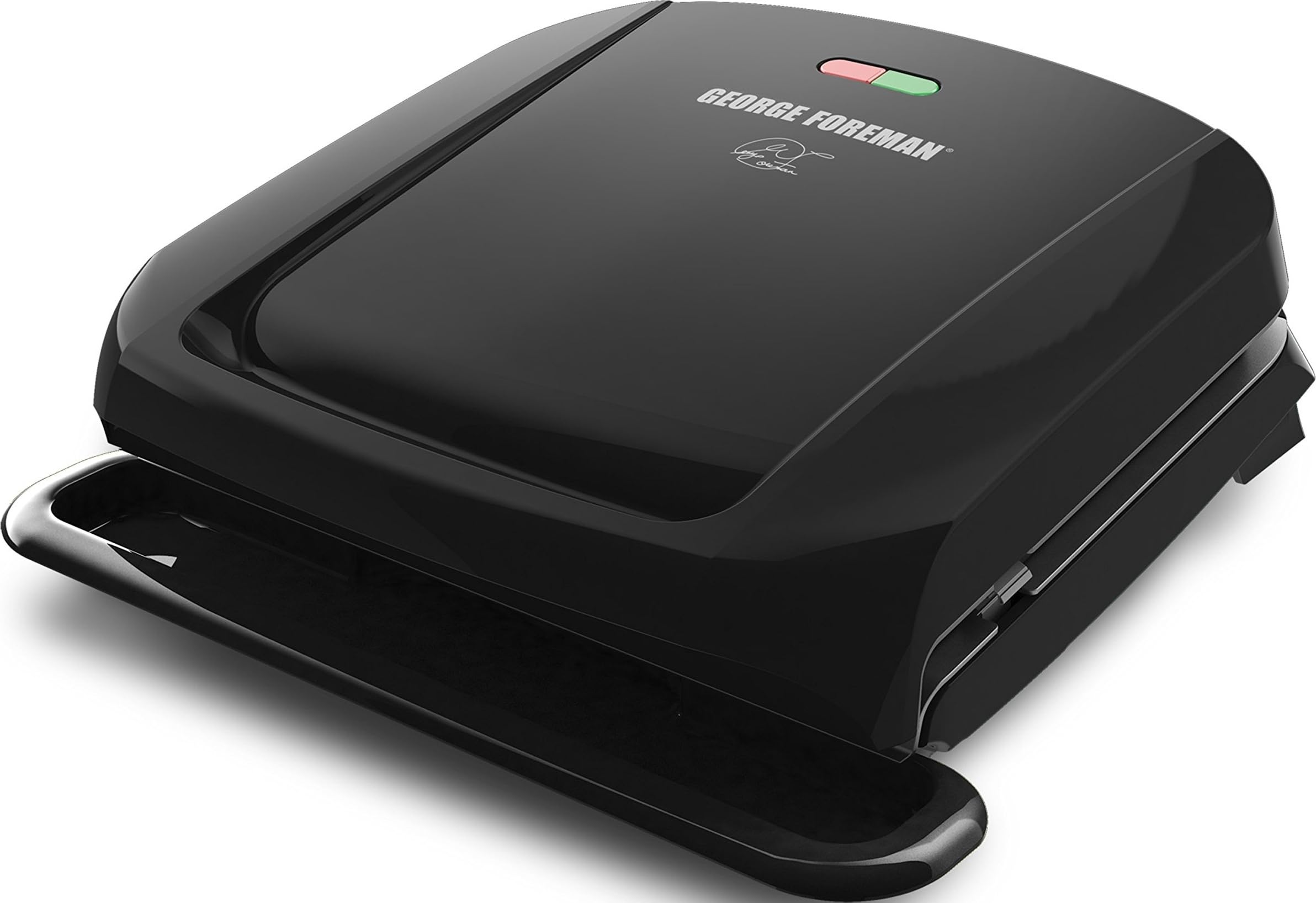 George Foreman 4-Serving Indoor Grill with Removable Plates