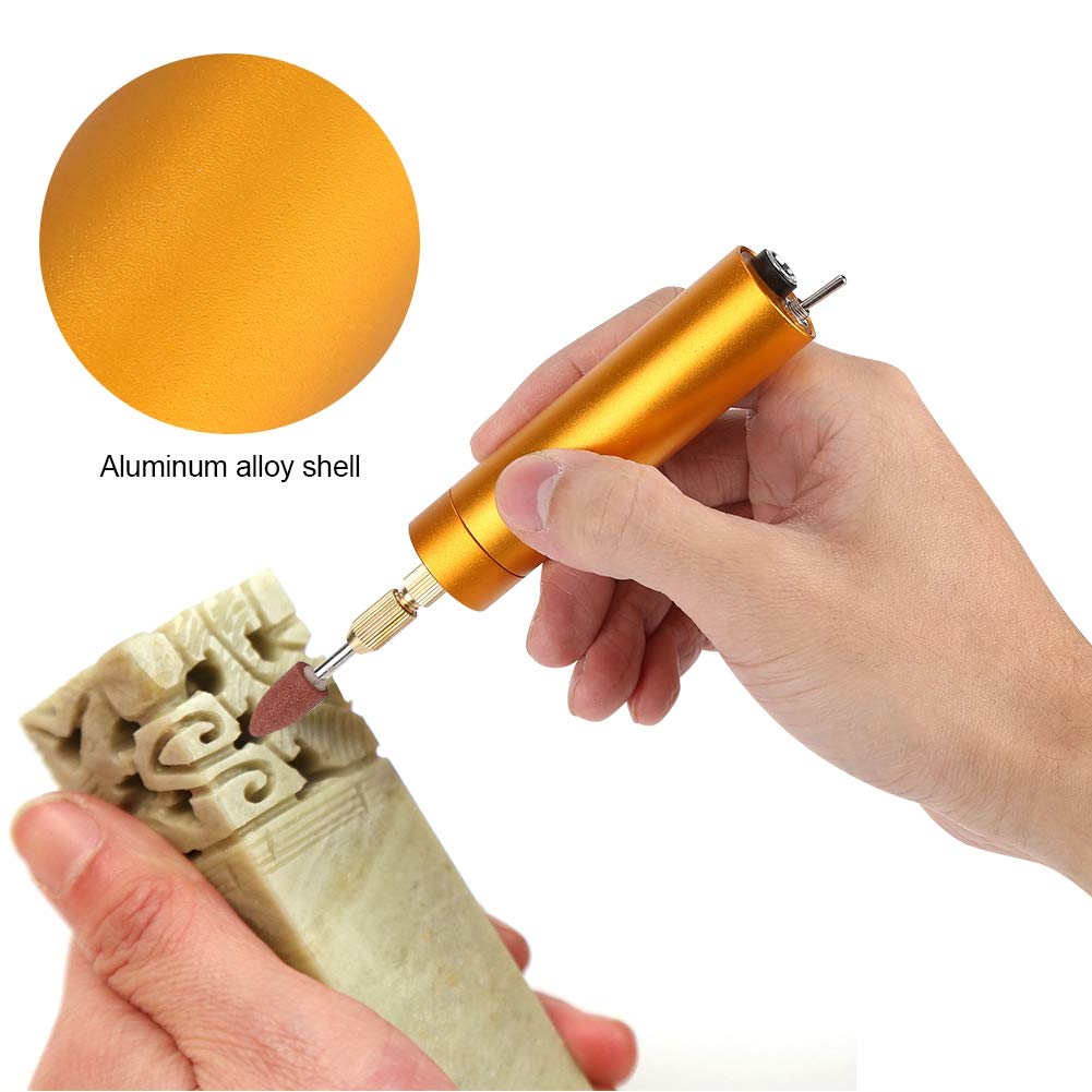 Mini Taladro Eléctrico Inalámbrico Para Manualidades - Incluye 15 Brocas De Diferentes Tamaños, Ideal Para Trabajos En Madera, Plástico Y Resina