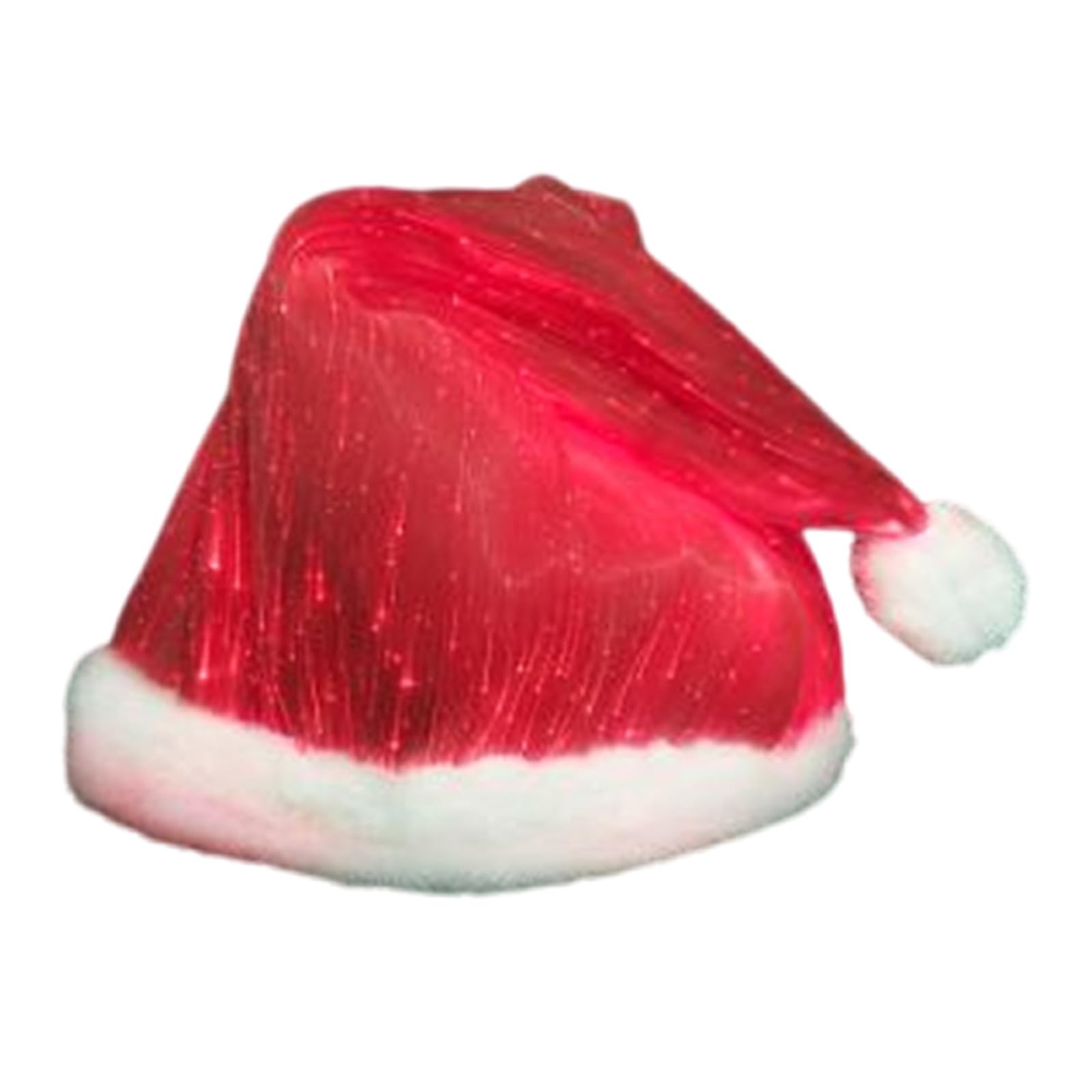 Up - Sombreros de Papá Noel intermitentes de Navidad, cómodos LED, adecuados para festivales, eventos, adultos, se iluminan