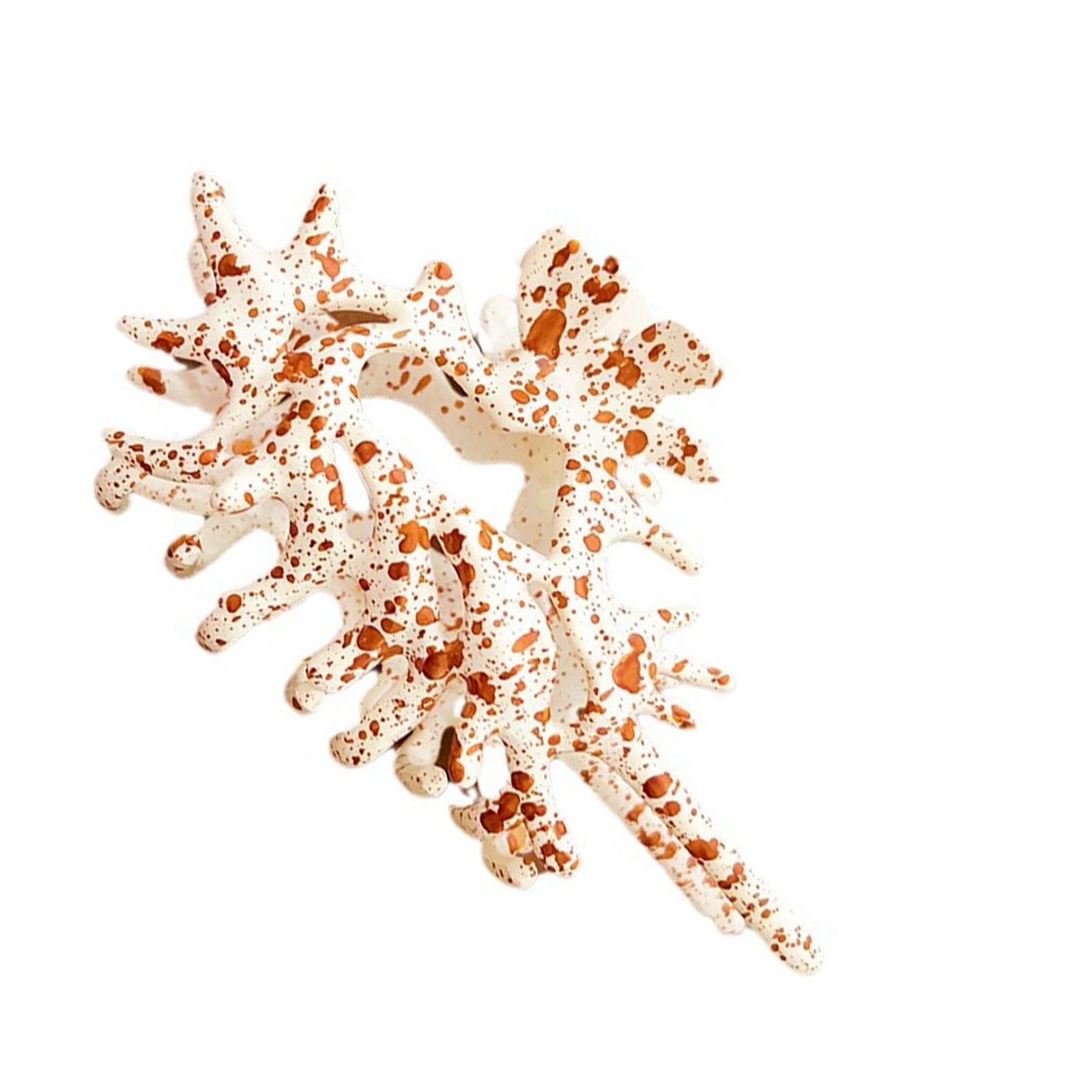 YUXITA Conch Shaped Hair Clip For Women Lightweight Resin Hair Accessory For Daily Use Travel Friendly Barrettes