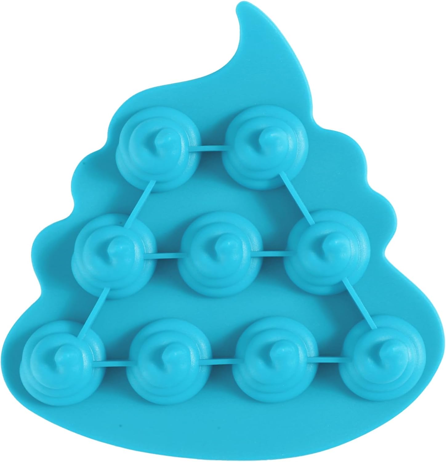TiaoBug Novelty Funny Soap Moulds, Reusable Silicone Ice Molds for Chocolate Candy Cake Decoration Sky Blue One Size