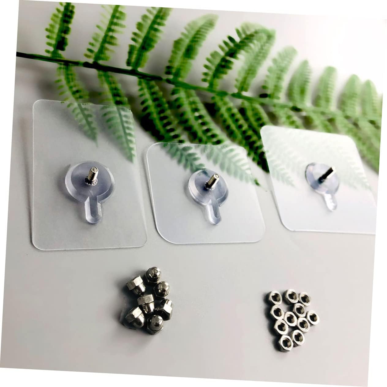 30pcs Self Adhesive Wall Nail Stickers for Home Decor Hanging Hooks with Screws for Kitchen and Bathroom Use