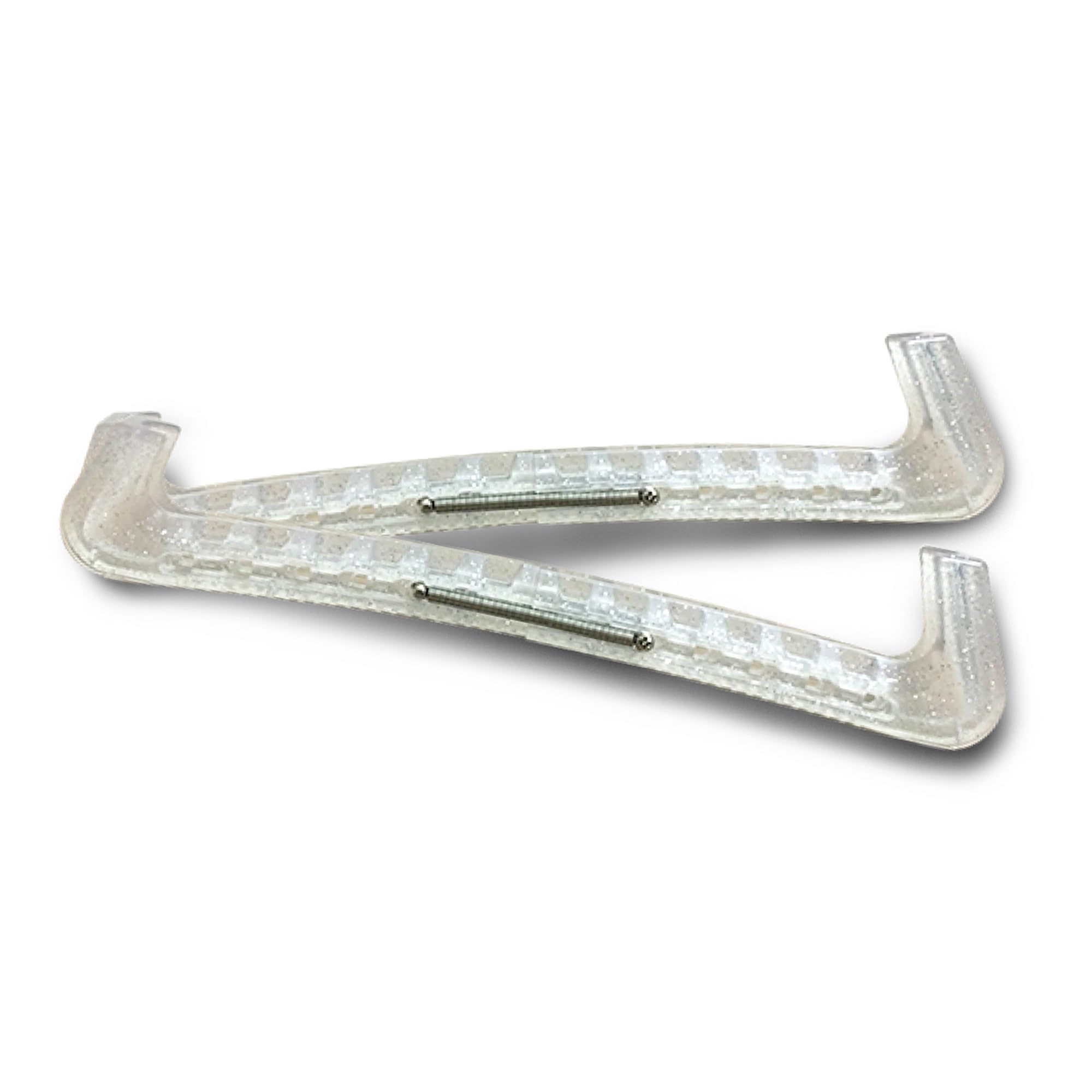 Xcess Adjustable Glitter Ice Skate Guards (Clear)