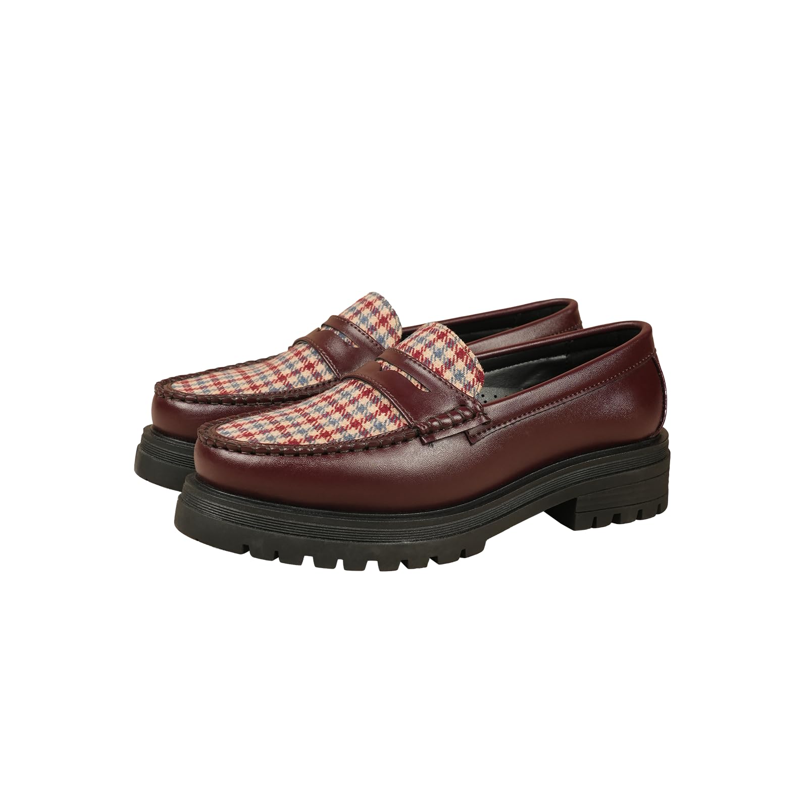 theater Women Chunky Penny Loafers | Stylish & Comfortable | Formal & Casual Wear-picture-7