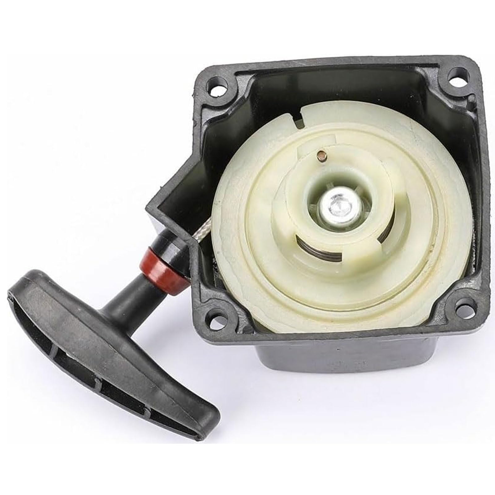 Arrancador de retroceso de 2.6 pulgadas para desbrozadora de 49 cc y 52 cc, cortadora de cuerdas, accesorios de jardín, dos tiempos, fácil arranque