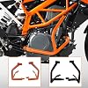 Motorcycle Steel Crash Bar Tank Protection Frame Guard Protection Engine Guard Bumper Drop Protector for K.T.M DUKE250 DUKE390 Duke 250 390 2017 2018 2019 2020 2021 2022 2023 Black