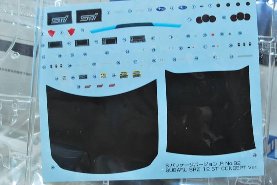 Amazon.co.jp: ！ アオシマ 124 スバル BRZ ZD6 STI コンセプト