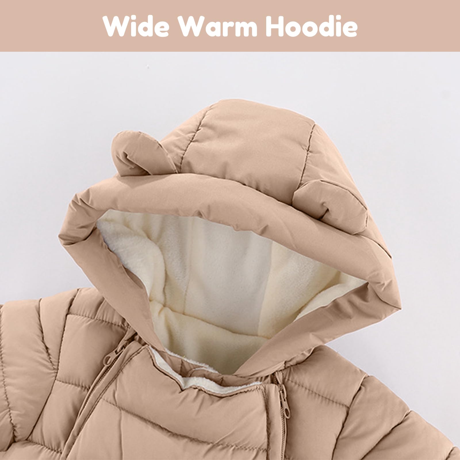 JiAmy Bambino Tuta da Neve Pagliaccetto Inverno Cappuccio Tute Ragazzi Ragazze Infantile Cappotto Snowsuit 9-30 Mesi