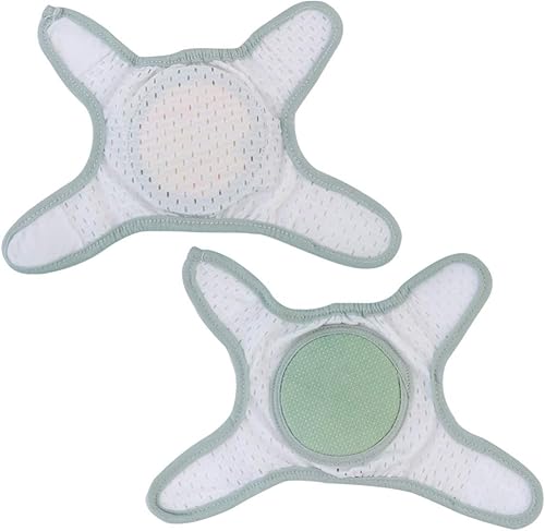 Miniatura 7 de EXCEART Rodilleras antideslizantes para bebés y niños pequeños rodilleras ajustables protector de gateo verde rodilleras para niños pequeños