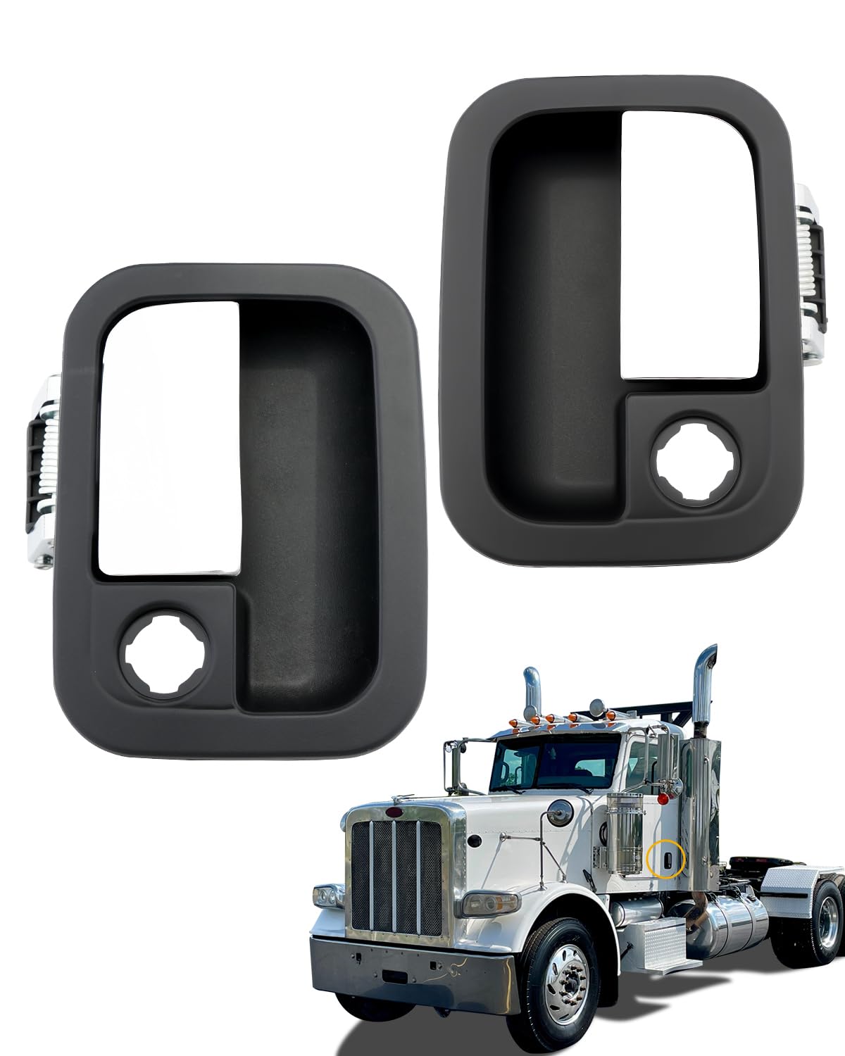 Amazon.com: Exterior Door Handle Set (Pair), Compatible with 2001