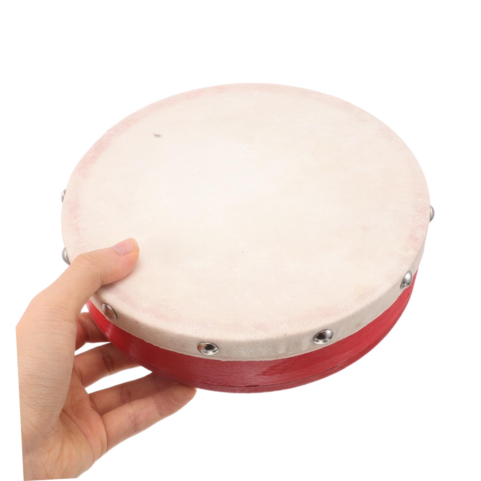 Instrumento Rojo Infantil de Madera y Metal de Percusión para Niños