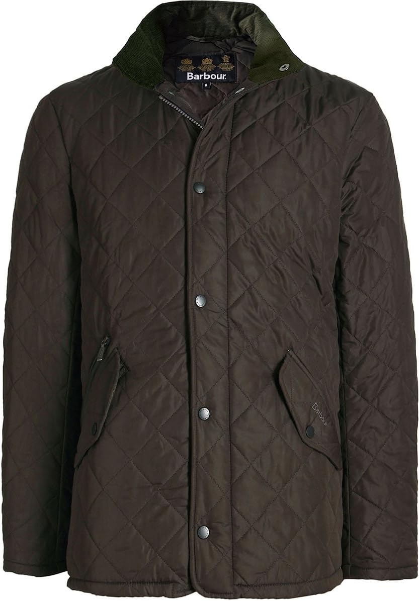 Barbour Men's Chelsea SPORTSQUILT Jacket (M, Olive)
