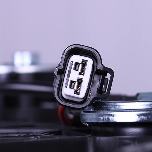 Vista 509 de Ventilador de refrigeración de repuesto para Nissan Versa Sedan 1.6L Auto (4 velocidades) y transmisión manual 2012-2019, Versa Note 1.6L MT