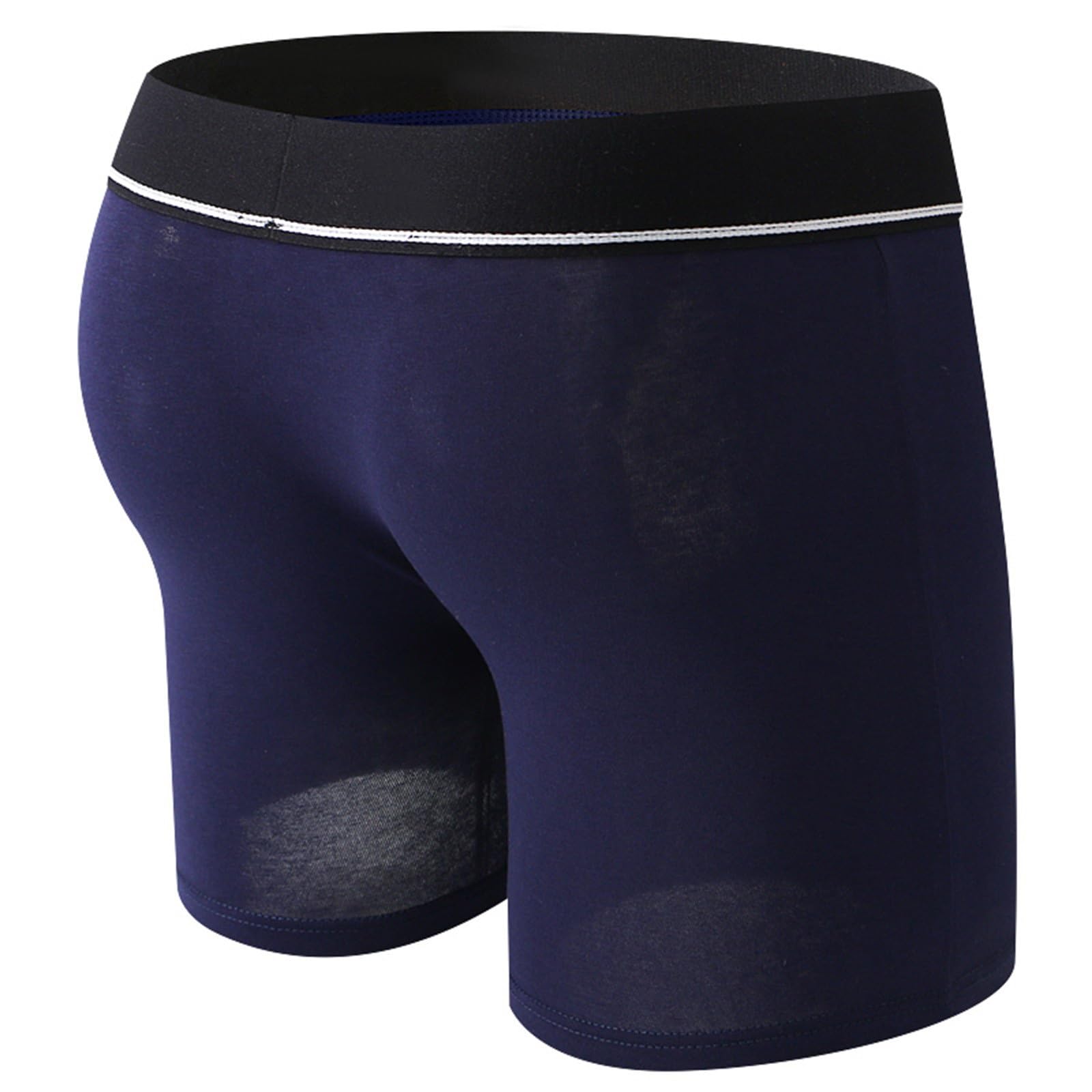 Calzoncillos tipo bóxer para hombre, sexy, abierto, con abertura frontal, calzoncillos huecos, de algodón, con agujero hueco de silicona, para hombre