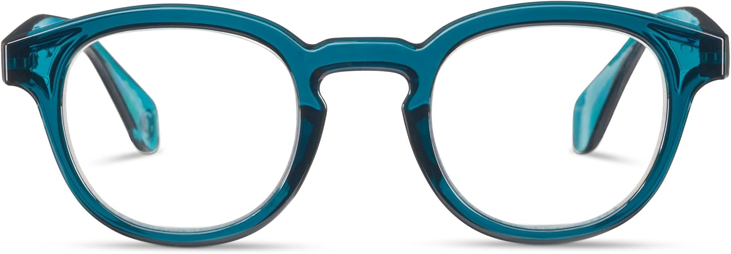 Peepers by PeeperSpecs mens Asher Round Blue Light Blocking Glasses