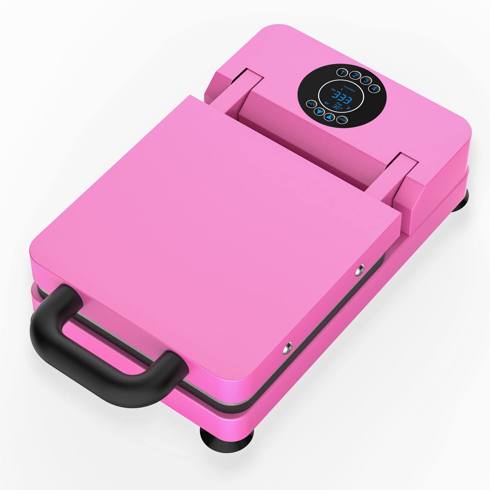 GTGYDT Heat Press Machine for T-Shirts, Portable Heat Press 8"X8", Iron Press for Sublimation and HTV Vinyl Shirt Press Machine for Hat, Bags, Heating Transfer Projects, 4 Customizable Settings