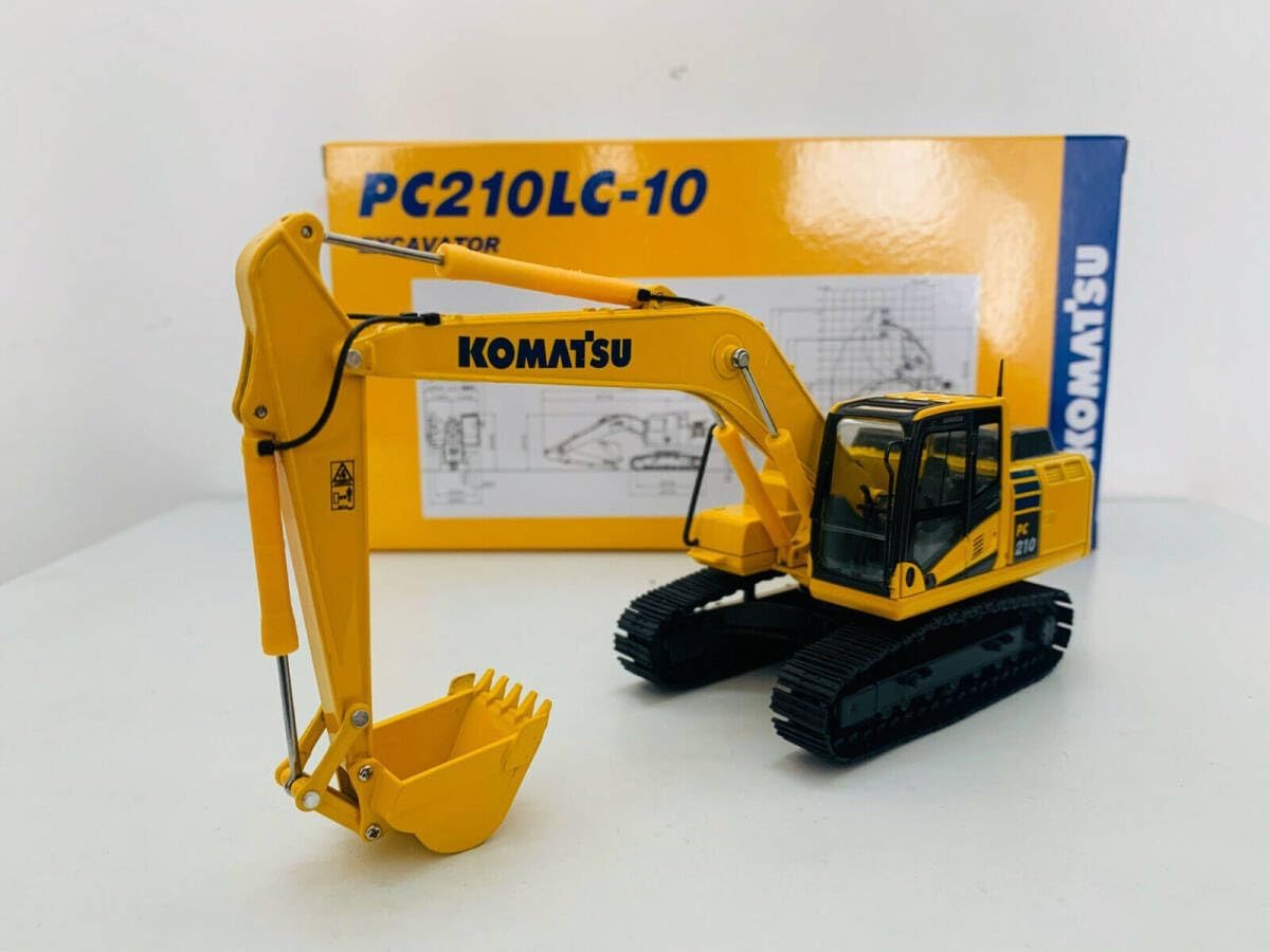 コマツ 1/50 PC210 アームドリル ダイキャスト製 掘削機 解体 重機
