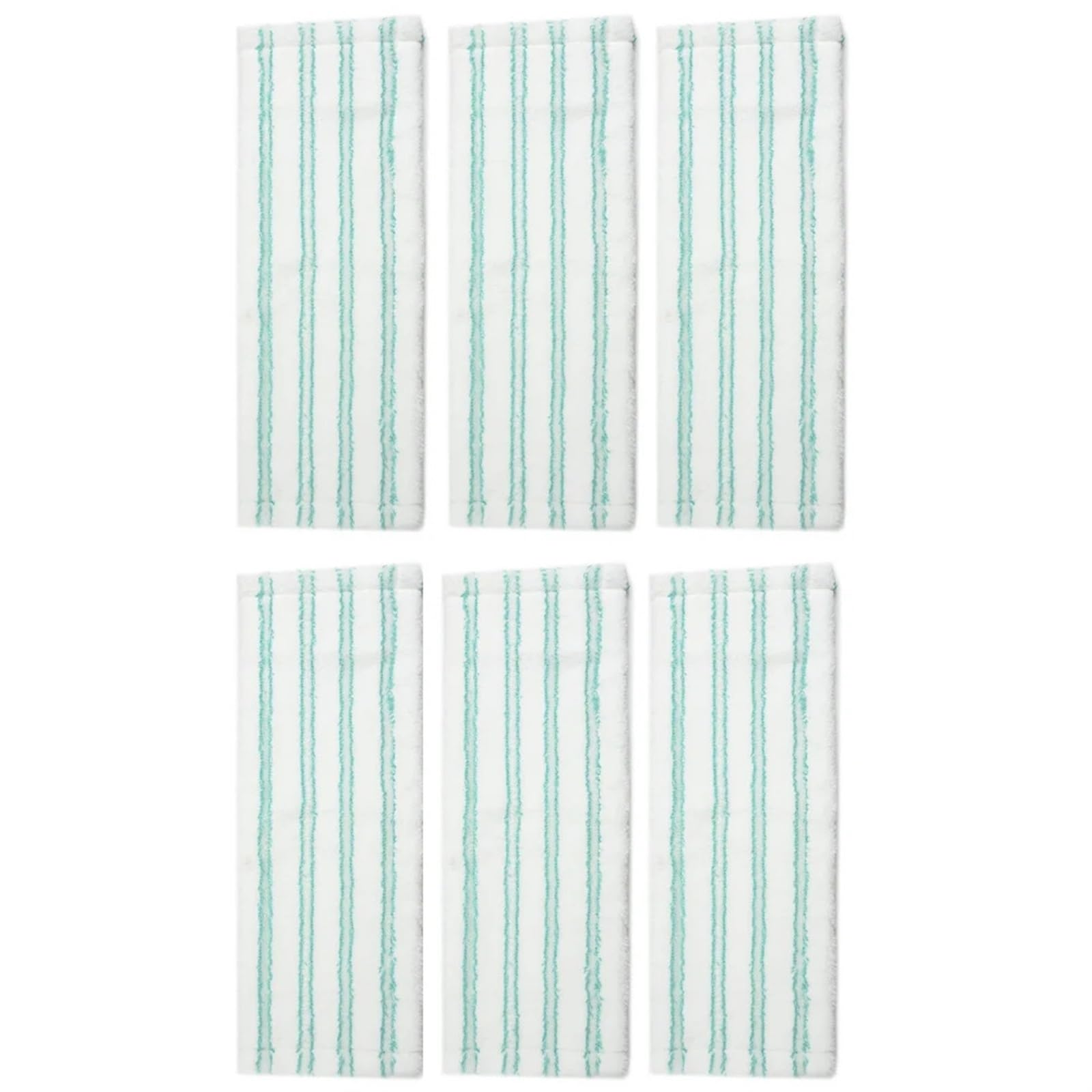 Confezione da 6 pezzi, for Leifheit, for 52120, 52121 Panno for scopa, testina di ricambio piatta in microfibra, 42 cm, for uso a secco e a umido, Panni for pulizia del pavimento Panni in micro