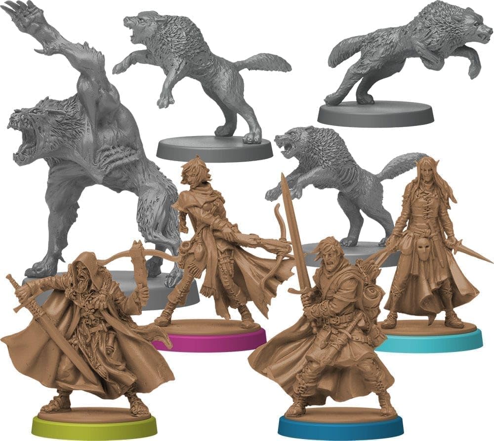 Asmodee Zombicide Black Plague: Wulfsburg, expansión Juego de Mesa, edición en Italiano