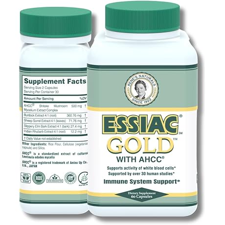 Essiac Gold AHCC Gold for Enhanced Immune Support