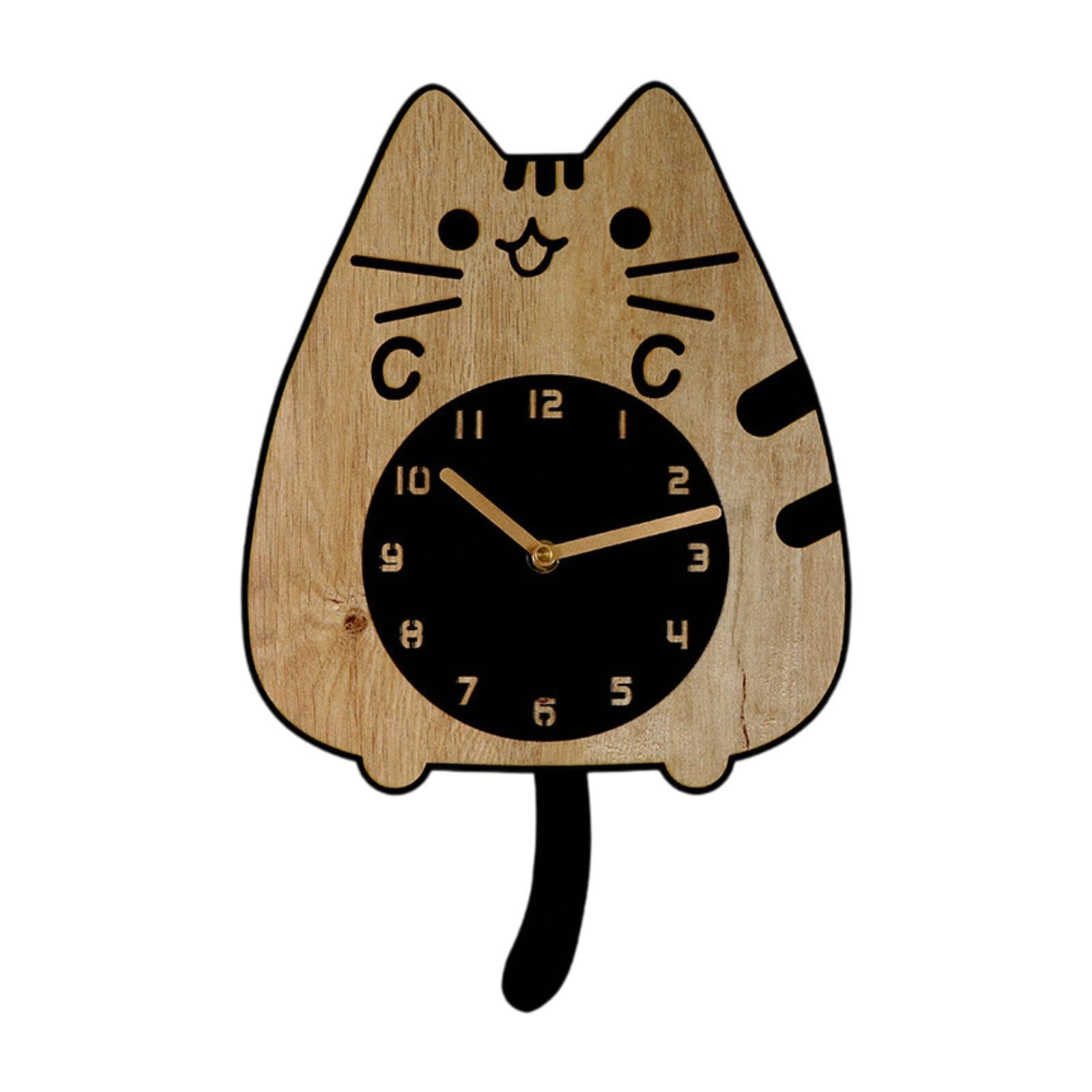 Horloge murale mignonne et silencieuse pour la déco du salon