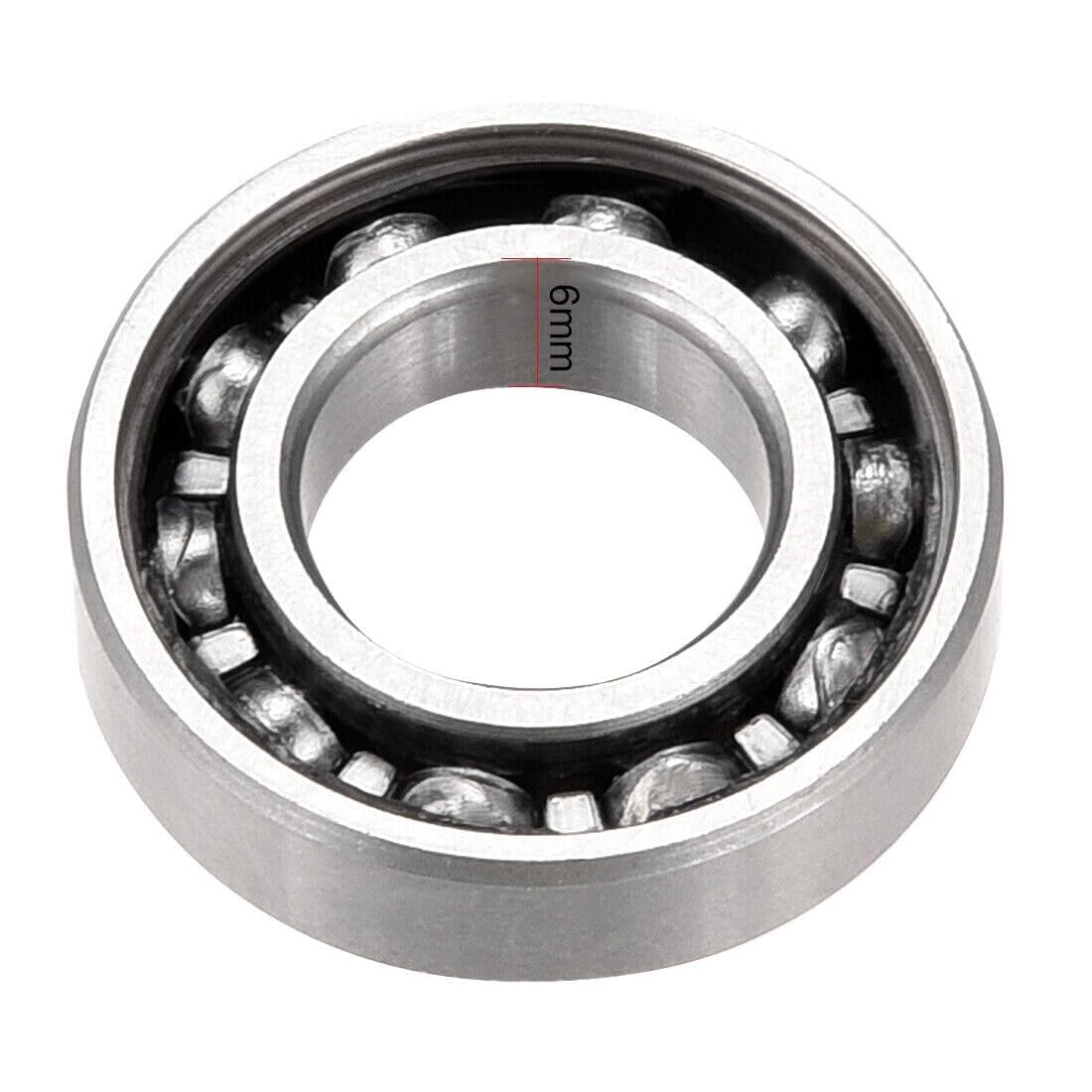 10 pièces roulement à billes gorge profonde 6901Z bouclier unique 12mm x 24mm 6mm en acier chromé