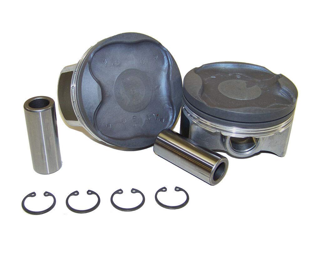 DNJ P928 Piston Set Standard for 2008-2019 Pontiac, Scion, Toyota Corolla, Matrix, Vibe 1.8L L4 16V DOHC 1798cc