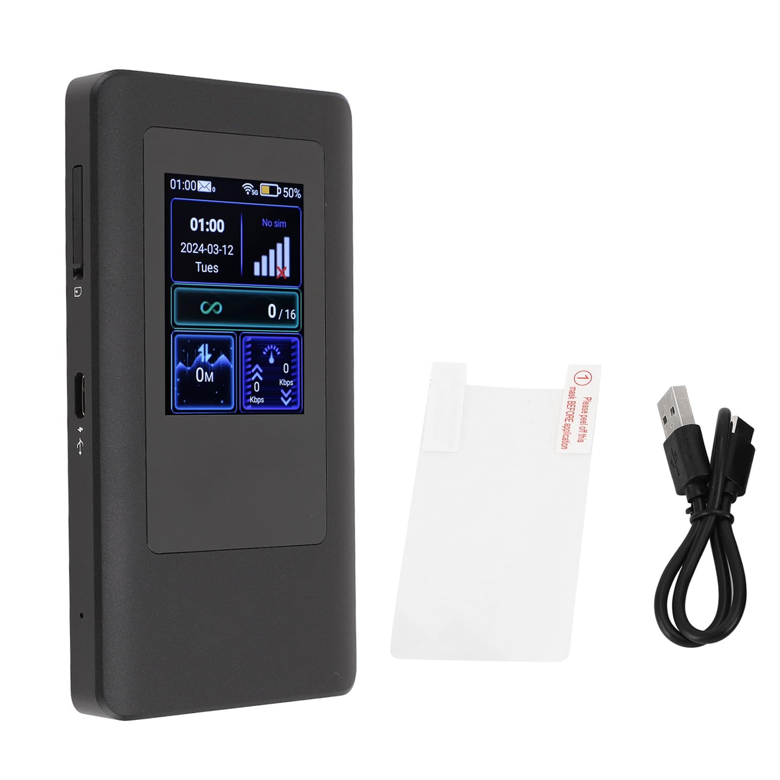 5G Mobile Hotspot, WiFi 6 Dual Band Portable Router with 4400mAh Battery for Travel Remote Work and Multi Device Connectivity-picture-13