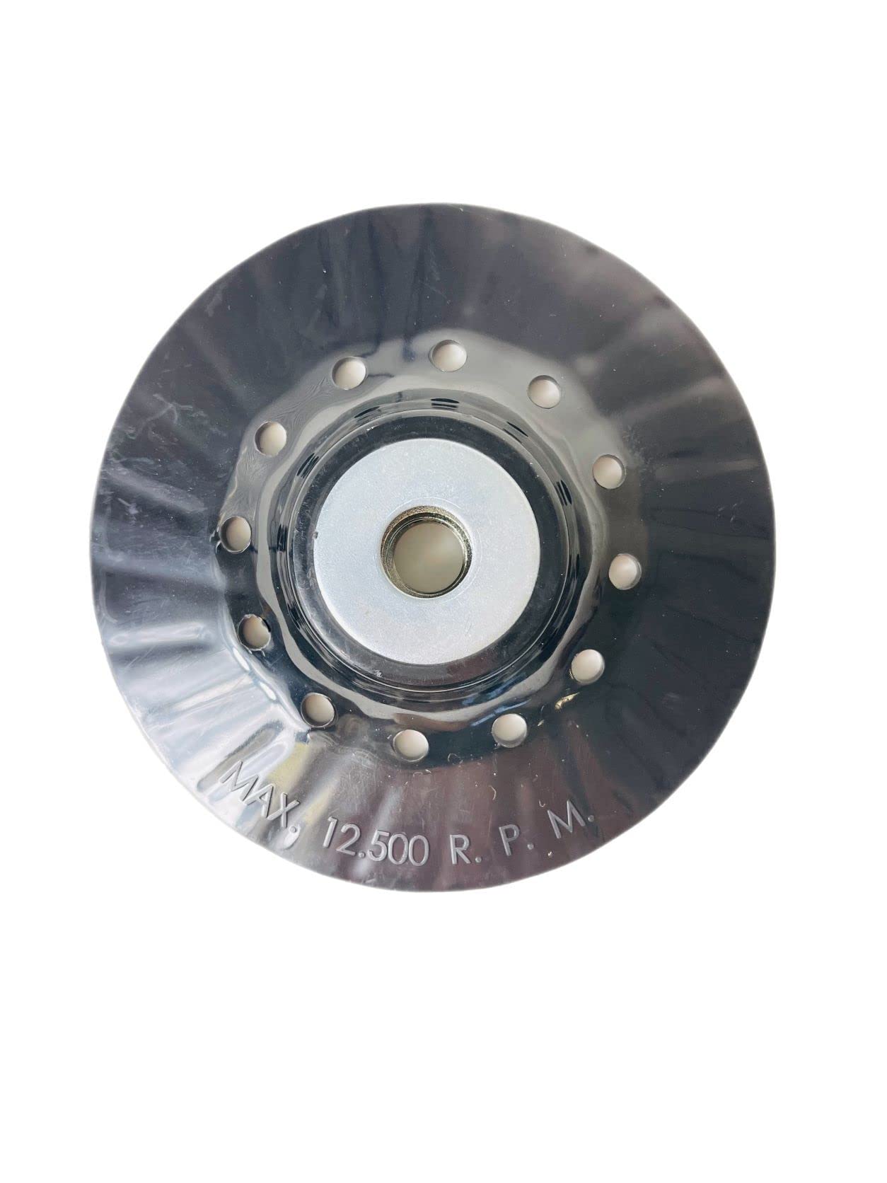 1 plato de apoyo de 125 mm + 100 discos de fibra de vidrio de 125 mm P24.