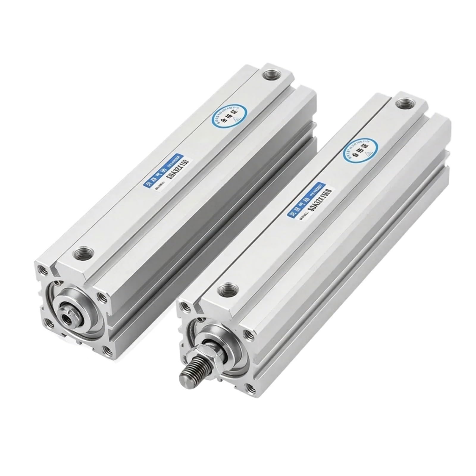 Nhestygbt Stroke 125Mm Pneumatic Cylinder Lengthen Bore Double Acting Stroke Compact