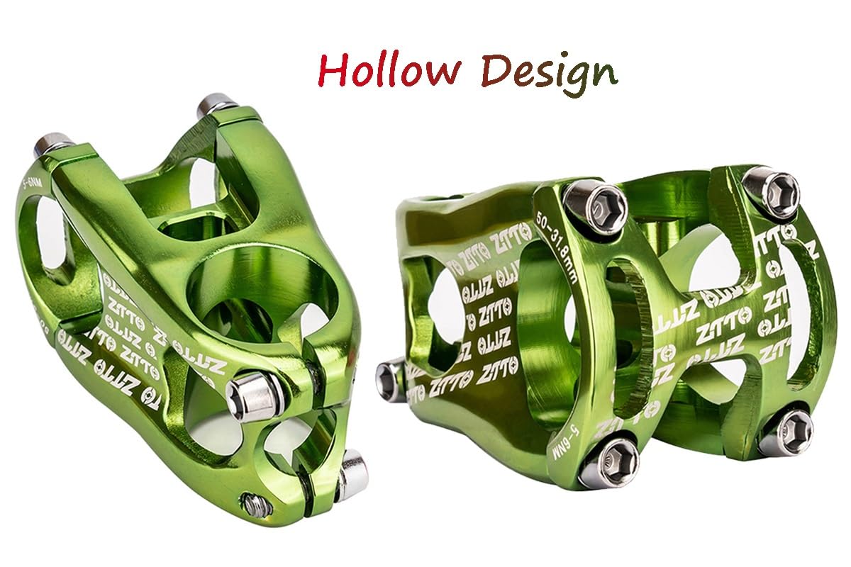 Tige de Guidon en Aluminium Léger 31.8mm 50mm pour Vélo de