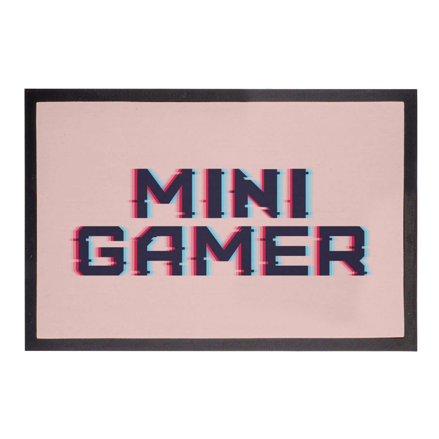 Paillasson Rose Mini Gamer pour Entrée Rétro Gaming 75x50cm