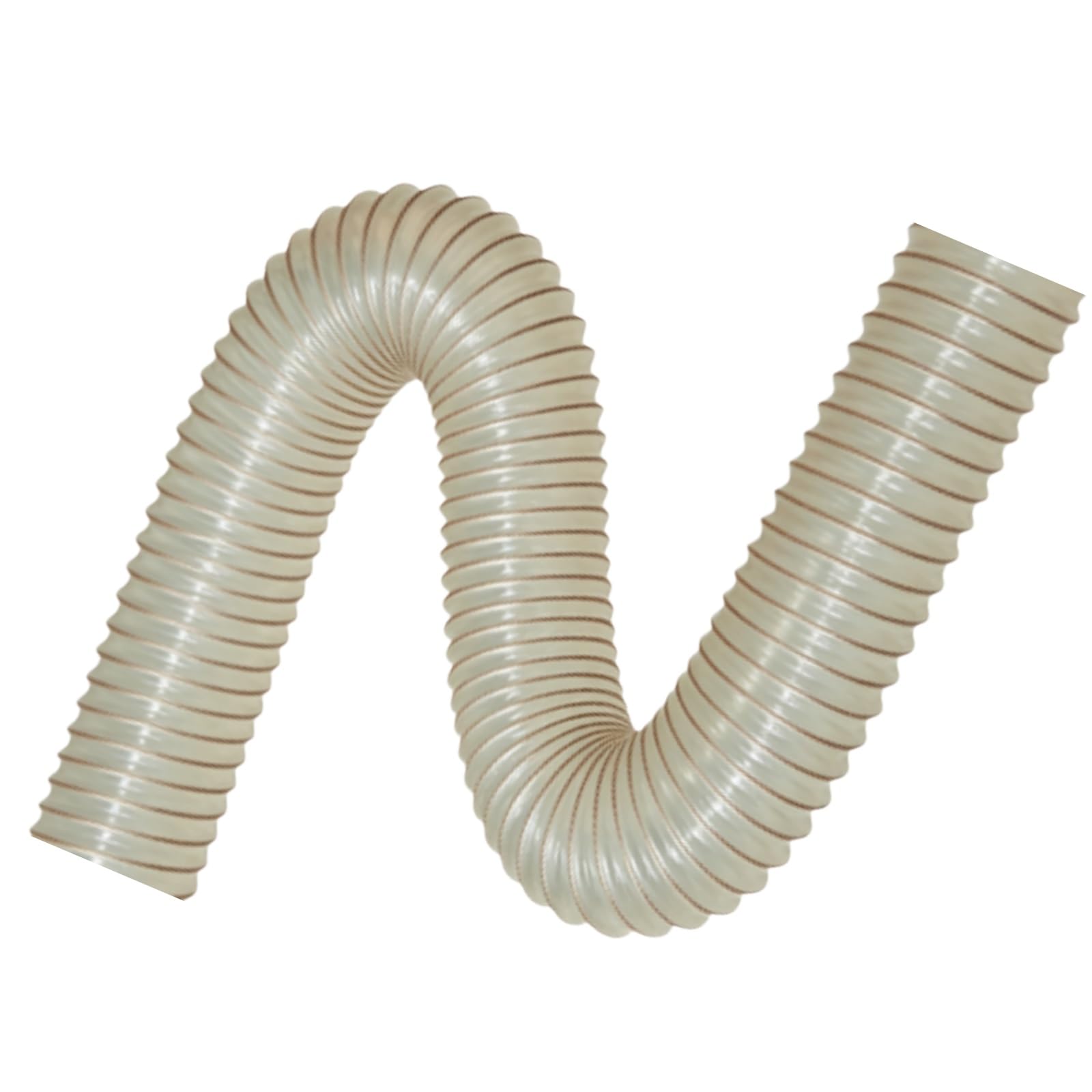 PU Collection Hose Transparent 43mm ID 1m Length 0.63-2mm Thickness(0.63mm)