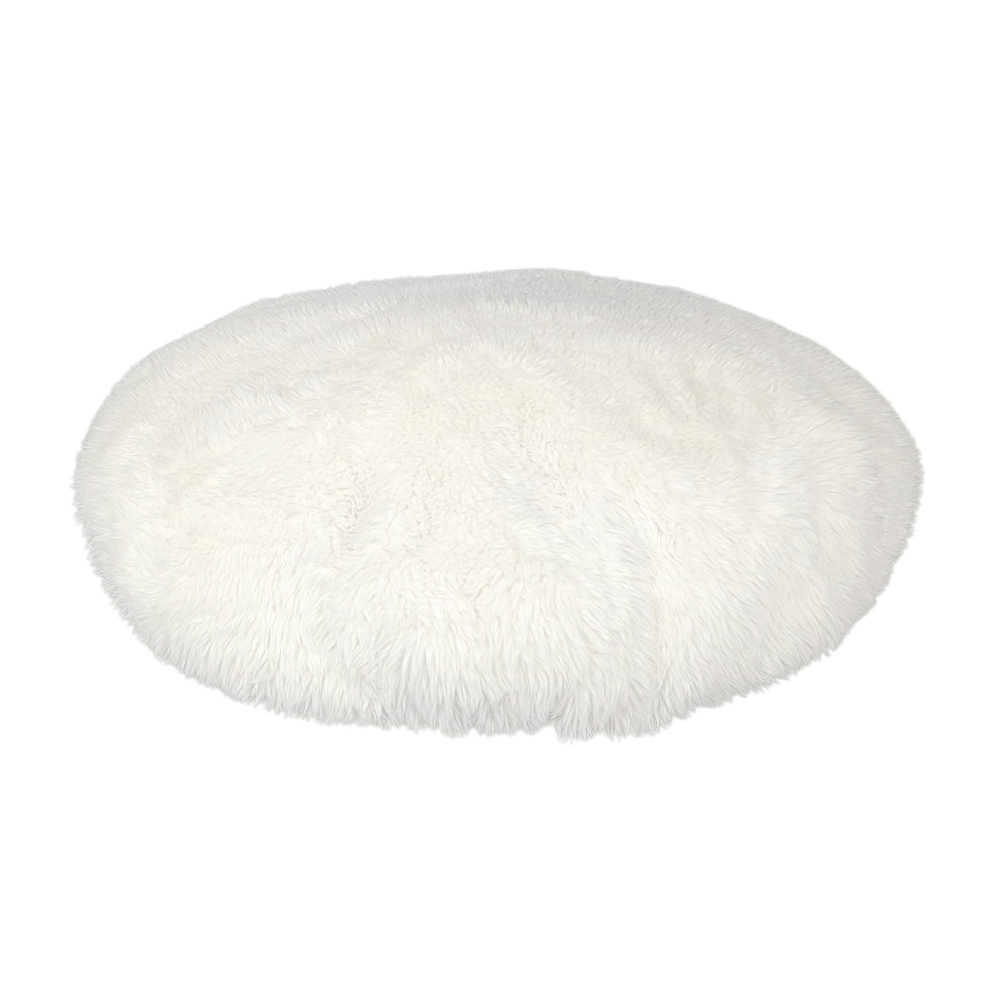 PRASKA RELAXWOLKE Premium Kuschelbett für Hund & Katze – Antistress Tierbett aus extra weichem Fell, formanpassend, beruhigend, Abnehmbarer Bezug, wasch- & trocknergeeignet