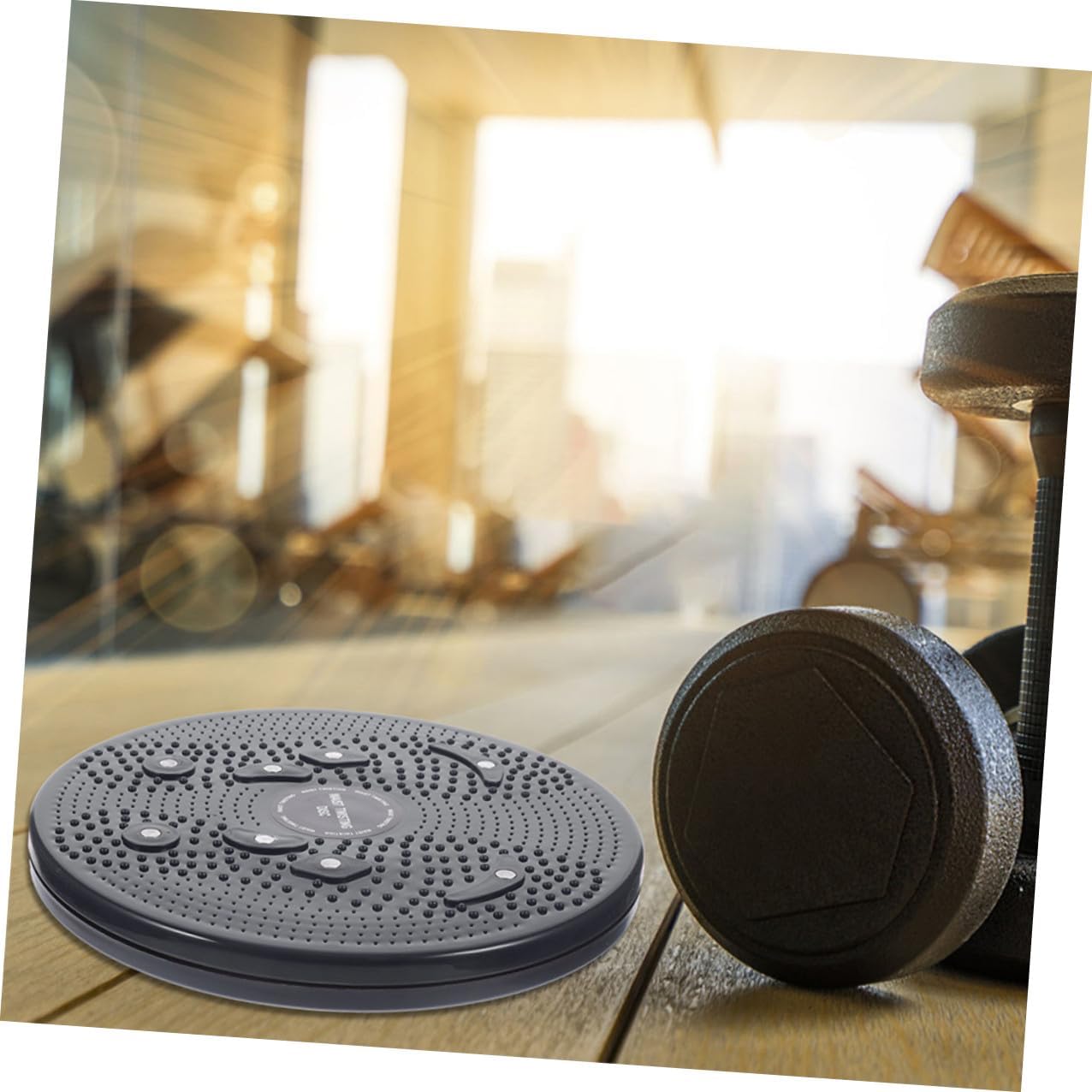 BESPORTBLE 2pcs Waist Twisting Disc Exercise Boards for Home Workouts Portable Compact Twist Waist Workout Platforms for Core Ab Training and Balance Indoor Fitness Equipment for Convenient