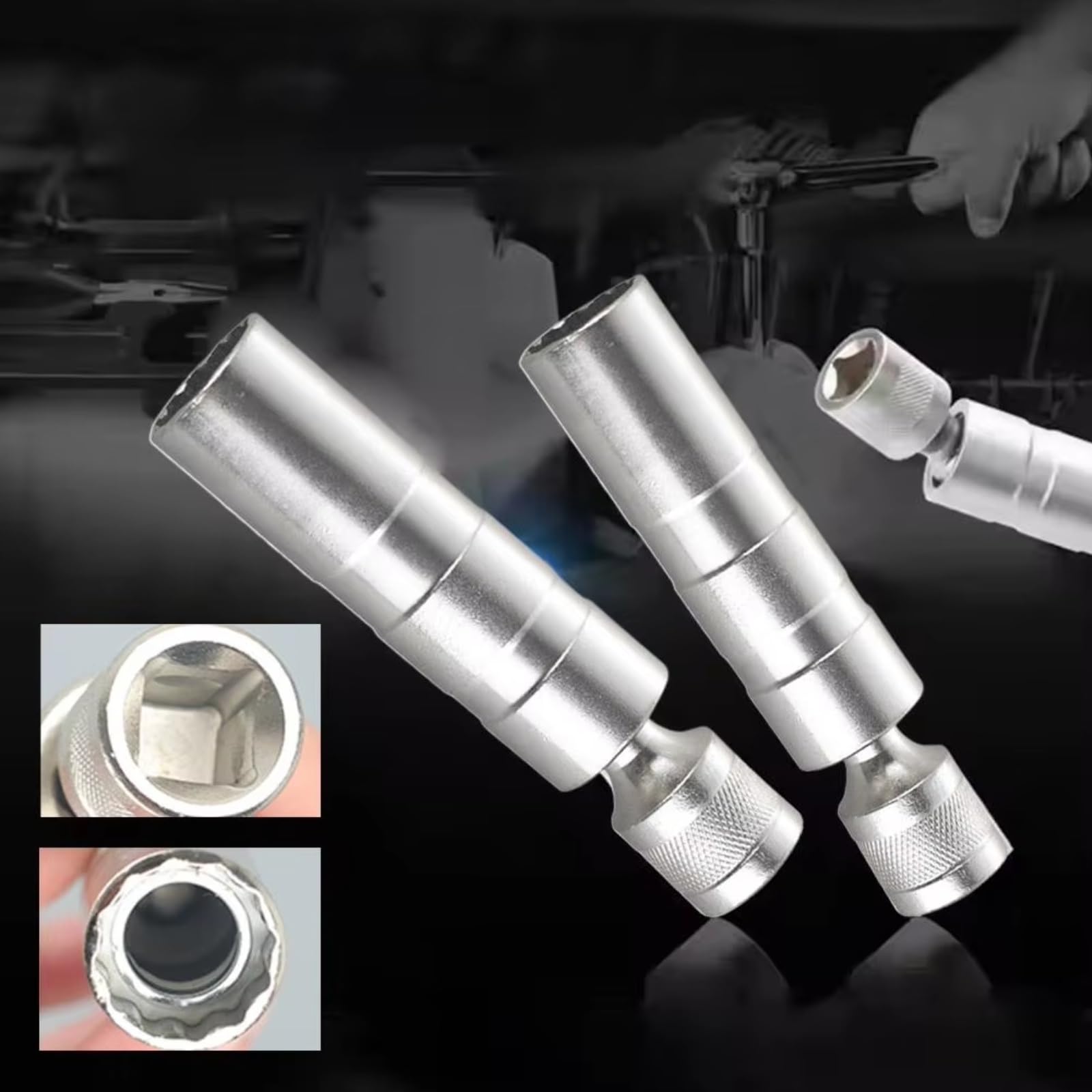 Klucz do świec zapłonowych 14 mm 16 mm Pojazd do świec zapłonowych adapter do naprawy samochodu dysza świeca narzędzie do demontażu i naprawy