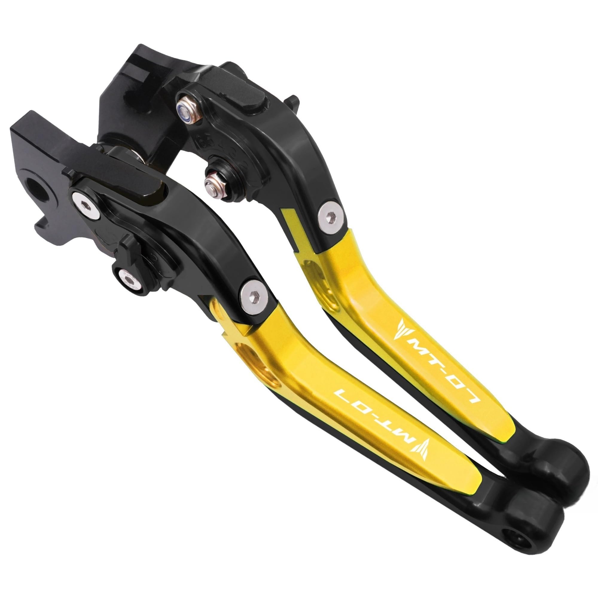 Dagmara Bk Gd Bk-Bk For Mt07 Brake Clutch Lever Motorcycle Adjustable Folding Levers Set For Mt-07 Fz-07 2014-2020