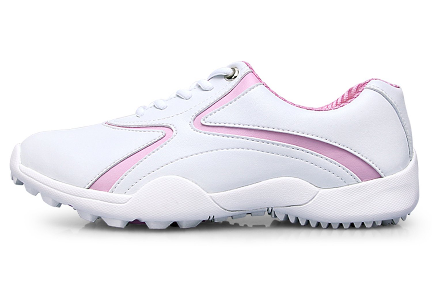 PGM Waterproof Spikeless Golf Shoes for Women Pink