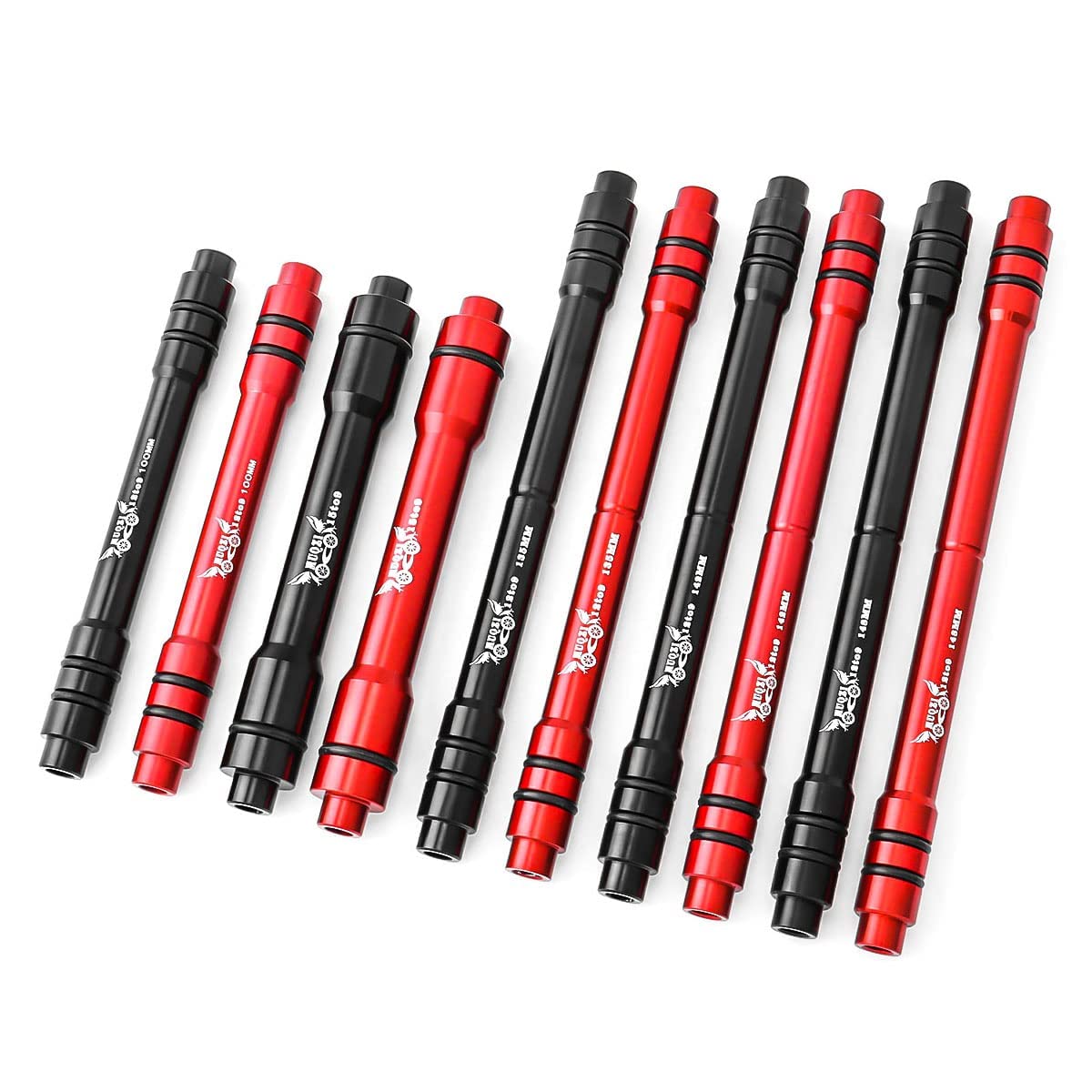 Adattatore per ASSE da Bicicletta MTB 12/15 mm a 9 mm sgancio rapido Adattatore di conversione 100/135/142/148 mm per Bicicletta Anteriore mozzo Ruota QR Adattatore