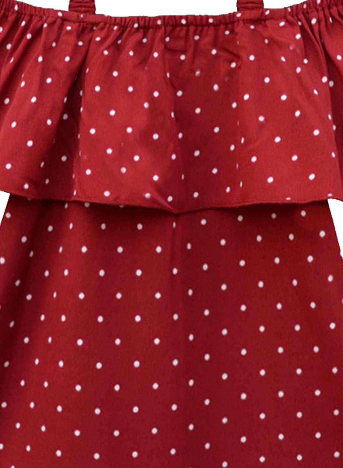 A.T.U.N. (ALL THINGS UBER NICE) Vestido casual a rayas hasta la rodilla con tirantes para niñas