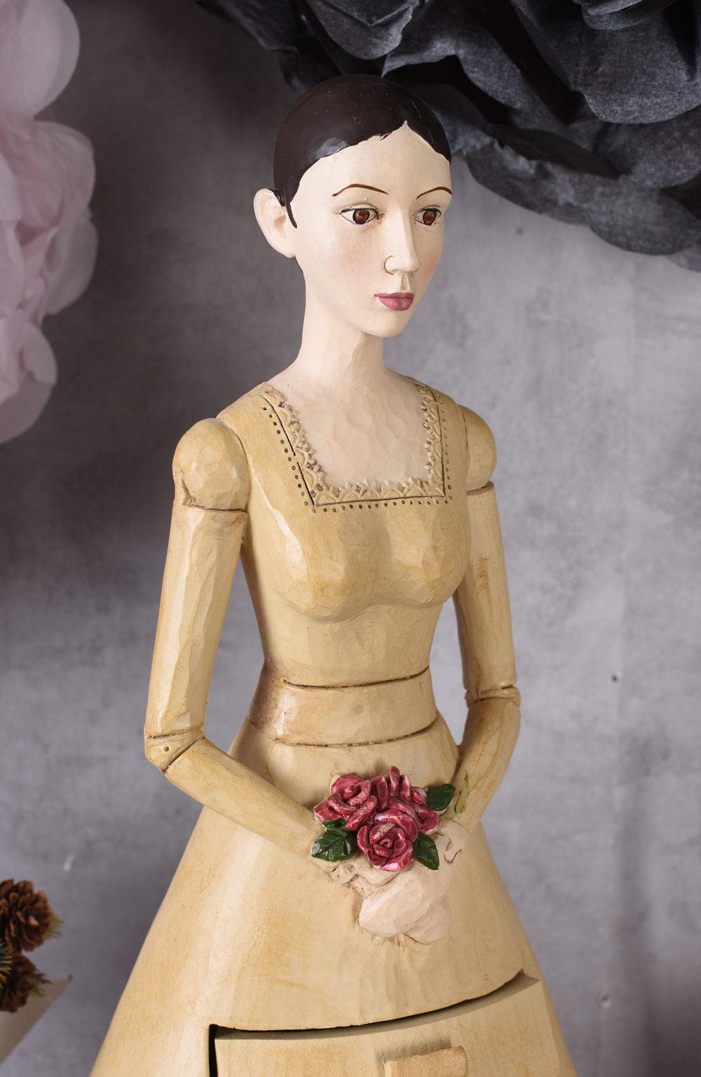 Biedermeier FEMME COMME Boîte à bijoux style antique shabby