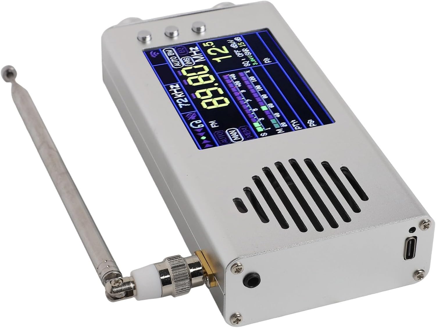 Minhe Radio Receiver,TEF6686 Plus Full Band Radio 2Nd Generation Full Band Radio V1.18 Firmware Optimized USB And Headphone Ports