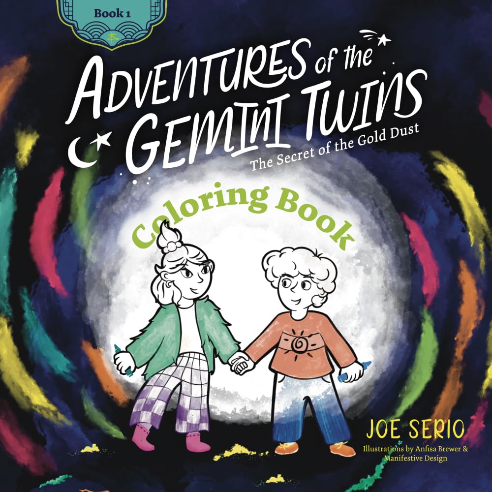 The Secret of the Gold Dust Coloring Book: Adventures of the Gemini Twins