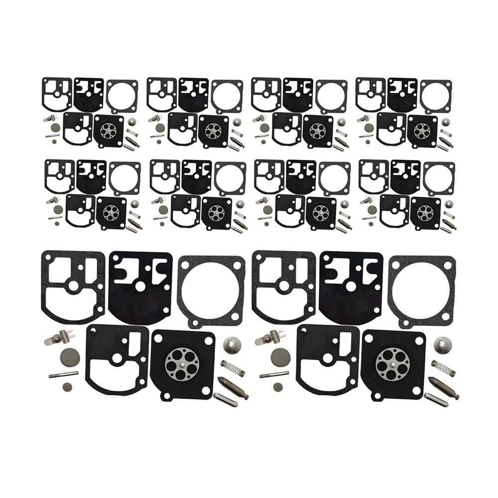Kit de réparation carburateur avec membranes pour régler le ralenti instable 010