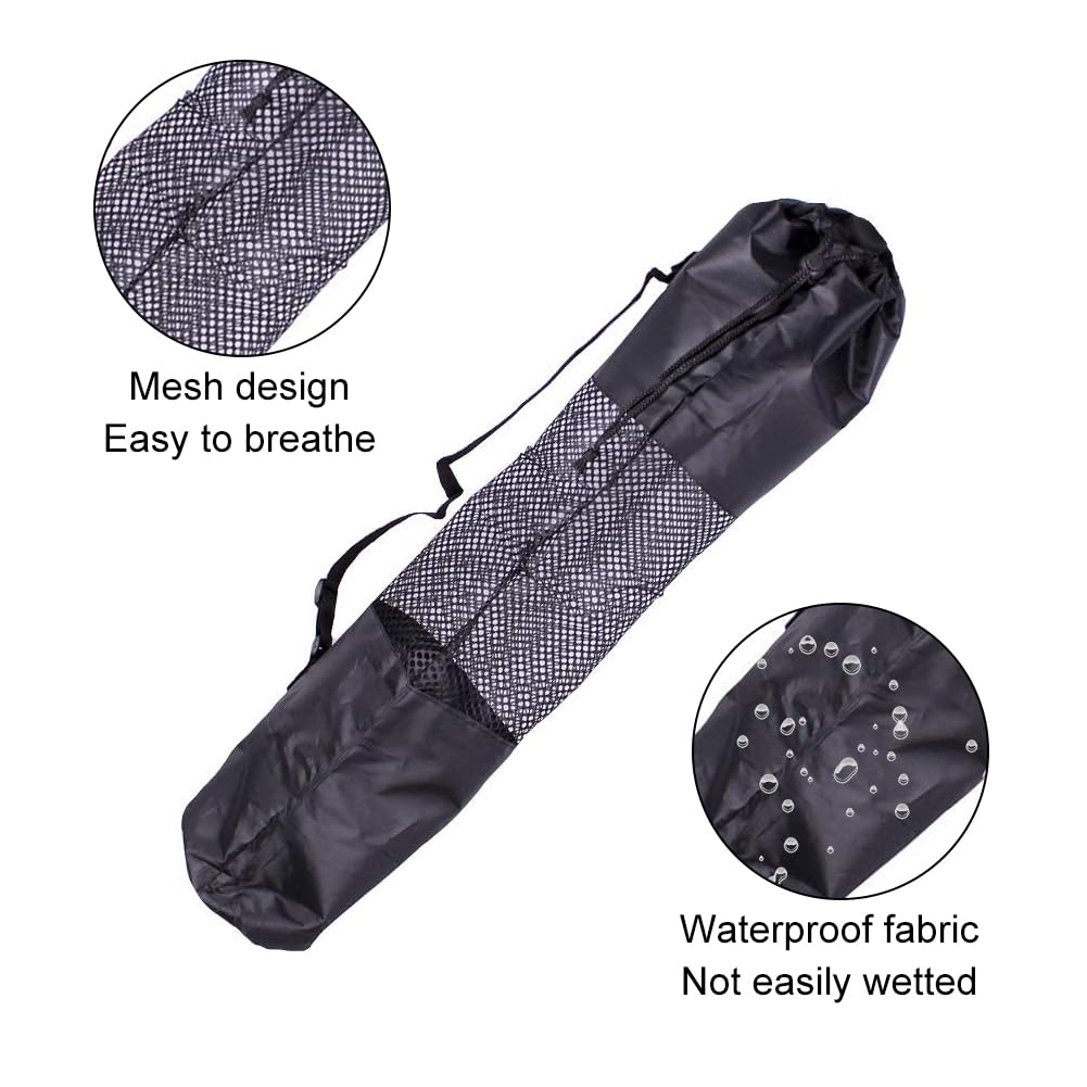 Mikiuly Bolsa Para Esterilla De Yoga 90x30 Cm: Correa Ajustable, Tejido Oxford Impermeable Y Malla Transpirable, Ideal Para Gimnasio Y Pilates