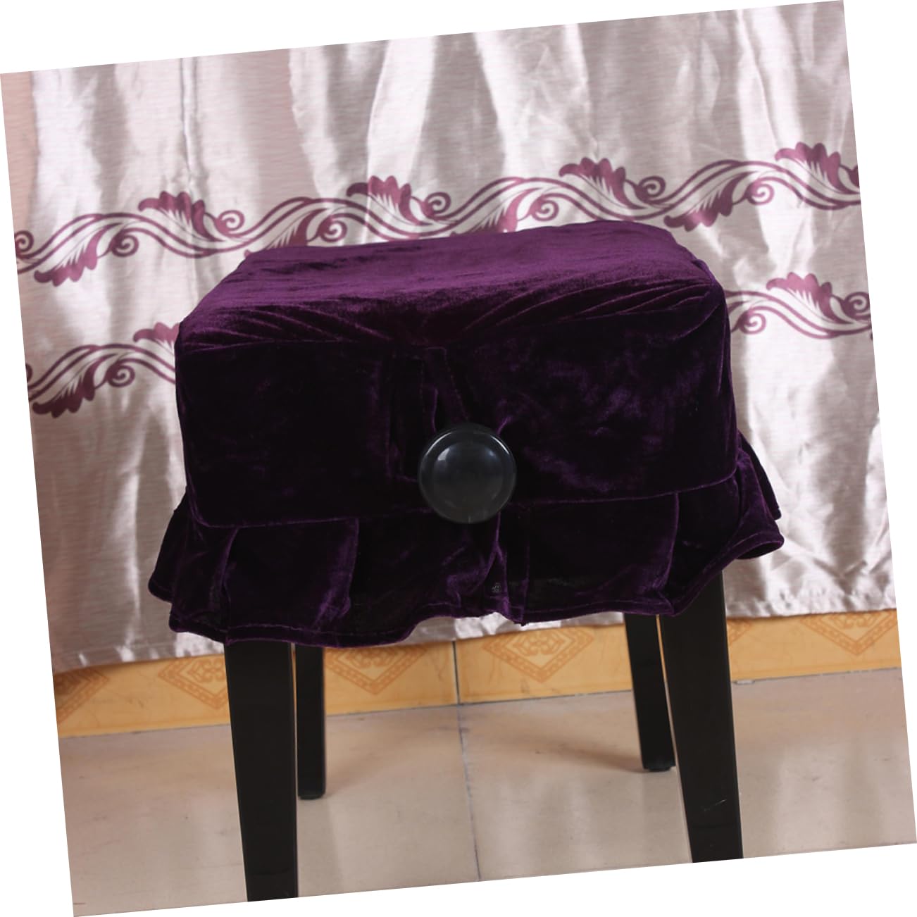 ANDRESLAD Klavierhocker Bezug Aus Polyester – Elastisch, Atmungsaktiv, Waschbar (bis 85 Cm Lang)