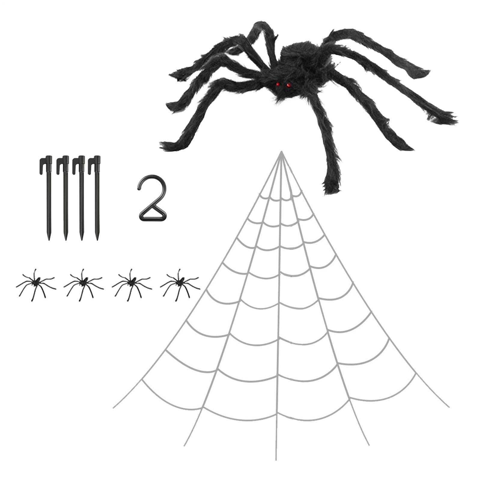 Decorazioni Di Halloween Per Esterni Decorazione gigante spettrale da | 7 Metri Appendino Spaventoso da Esterno di Halloween per interni, giardino, finestre, soggiorno, c