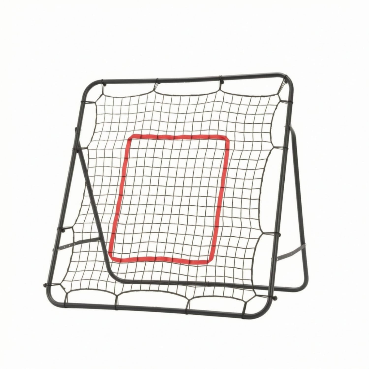 Foldable Soccer Rebounder Freestanding Rebound Net with Target Portable Rebound Net with Metal Stand Compact for Young Players, Coaches, Backyard, Outdoor, Black|Goals & Nets|Sporting Goods-image-26