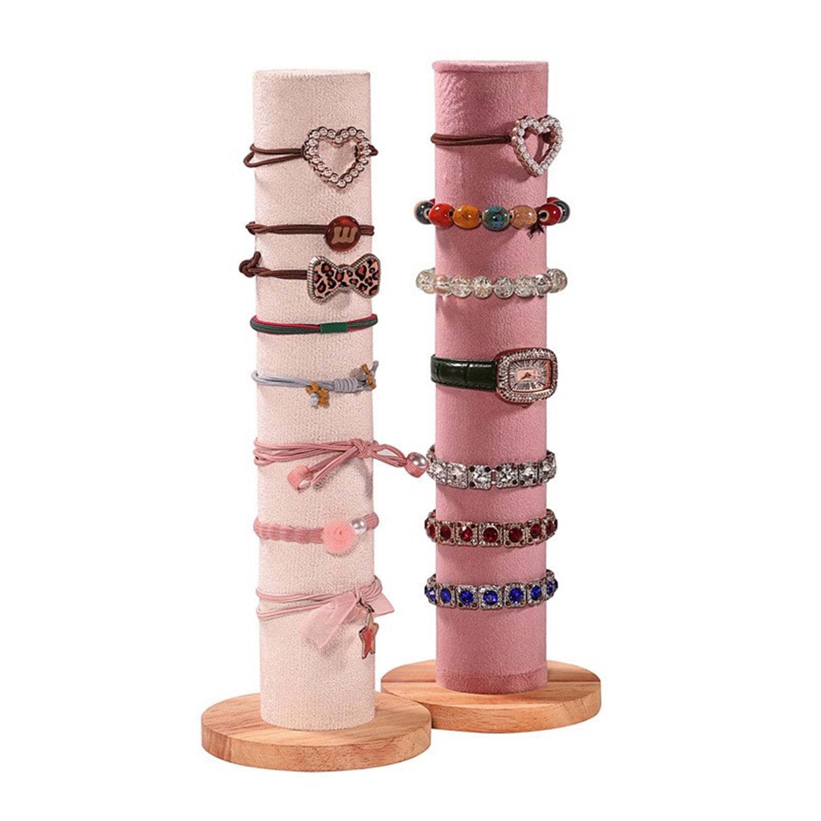 zwxqe Supporto per fascia, espositore per gioielli, supporto per capelli, bracciali, anelli, fermagli per capelli, per ragazze e donne